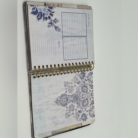 Journal notebook organizer Binder goals to do spiral notebook binder floral - Picture 6 of 11